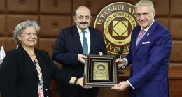 Prof. Dr. Yekta Saraç, İstanbul Aydın üniversitesini ziyaret etti.